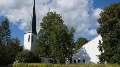 Archivbild: wel
Das aufwärts strebende Dach der Auferstehungskirche macht die "Transzendenz Gottes" sichtbar.