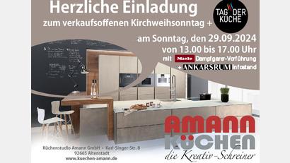 Bild: exb
Küchen Amann lädt ein!
