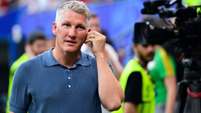 Bild: Sina Schuldt/dpa
Würde im deutschen Tor vorerst auf Alexander Nübel setzen: Ex-Profi und TV-Experte Bastian Schweinsteiger.