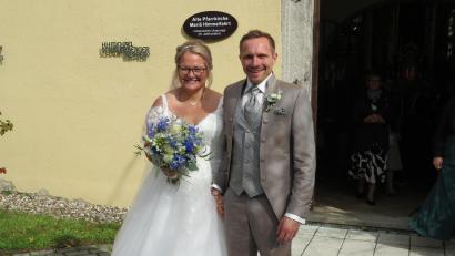 Bild: adj
Stefanie und Thomas Abele haben geheiratet.
