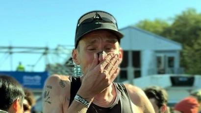 Bild: Veiko Hille
Im Ziel wurde Erik Hille von Emotionen übermannt.