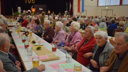 Bild: bnr
Frohsinn und gute Laune waren die Zutaten beim 100. Seniorennachmittag des Landkreises Schwandorf in der Nordgauhalle.