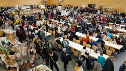 Archivbild: mab
Der Andrang ist jedes Mal enorm: Zum 75. Mal findet diesmal der Bauernmarkt statt.