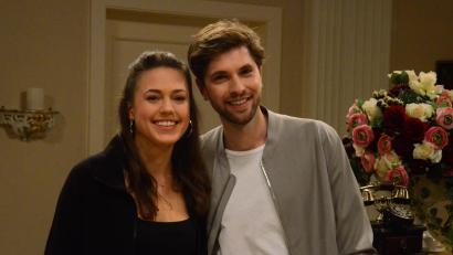 Bild: Kunz
Das neue Traumpaar von "Sturm der Liebe". Katharina Scheuba und Elias Reichert als Maxi Neubach und Henry Sydow.