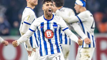 Bild: Andreas Gora/dpa
Ex-Herta-Spieler und Internet-Star Nader Jindaoui trainiert derzeit in den USA in Los Angeles.