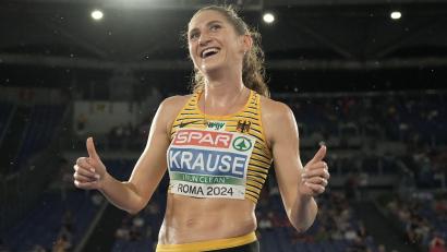Bild: Michael Kappeler/dpa
Spitzen-Leichtathletin Gesa Felicitas Krause hat ihre Verlobung bekanntgegeben.