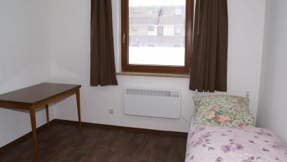 Bild: Stadt Amberg, Pressestelle
Die Zimmer in der Wärmestube der Stadt Amberg sind einfach ausgestattet.