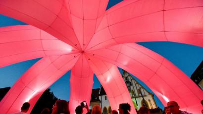 Bild: Petra Hartl
Der "Dome" am Marktplatz war die Attraktion schlechthin.