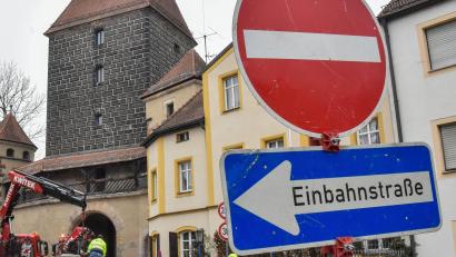 Archivbild: Stephan Huber
In der Ziegelgasse in Amberg gibt es wieder einmal eine Straßensperrung, diesmal von 26. Oktober bis 3. November.