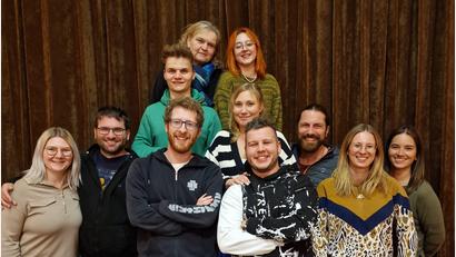 Bild: Eva Irlbacher/exb
Die Theatergruppe freut sich im Oktober und November auf viele Besucher für das neue Stück. .