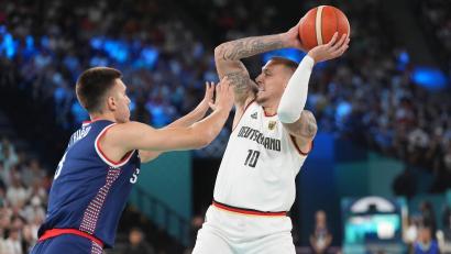 Bild: Marcus Brandt/dpa
Daniel Theis verschwendet keinen Gedanken an einen Rücktritt aus dem Nationalteam.