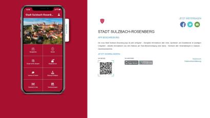 Screenshot: Sophie Reindl
Seit wenigen Tagen ist die Stadtapp für Sulzbach-Rosenberger „scharfgestellt“ und kann per Download im App-Store oder bei Google-Play aufs Handy geladen werden. Auf der Startseite finden sich zwölf Kacheln mit Rubriken, über die der Nutzer Informationen abrufen, sich aber auch selbst einbringen kann.
