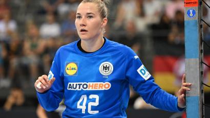 Bild: Marijan Murat/dpa
Katharina Filter war gegen Dänemark die beste deutsche Spielerin.