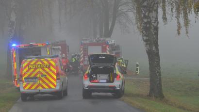 Bild: dob
Bei Oberlind hat sich am Montag ein schwerer Unfall ereignet.