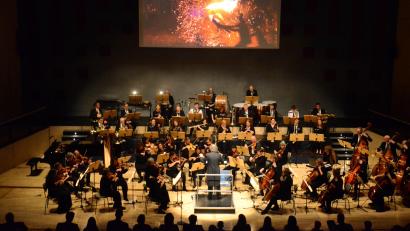 Bild: Kunz
Das Sinfonieorchester der Stadt Weiden in der Max-Reger-Halle.