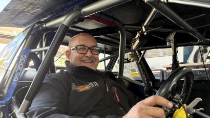 Bild: Nils Ganzmann
Til Schöninger aus Störnstein fährt Rennen in einem Honda mit 800 PS.