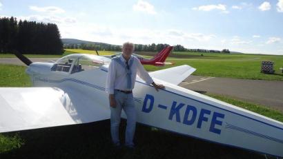 Archivbild: ckl
Klaus Linkel war Pilot beim Aero-Club Erbendorf. Nun ist er im Alter von 77 Jahren gestorben.
