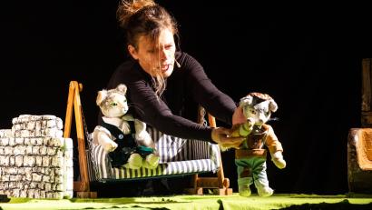 Bild: Ralf Seiler
Beim Figurentheater "Pfoten weg!" von Irmi Wette lernen die Kinder im Alter von vier bis acht Jahren, dass sie auch Rechte haben und ihr Körper nur ihnen gehört.