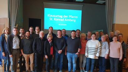 Bild: Pfarrei St. Konrad/exb
Die Teilnehmer der Klausurtagung der Pfarrei St. Konrad Ammersricht.