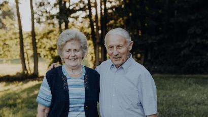 Bild: exb/Rebecca Riebel
Frieda und Adolf Riebel feiern am 10. Dezember ihr 65-jähriges Ehejubiläum.