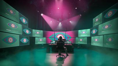 Bild: SAT.1/dpa
Das Promi Big Brother Studio.