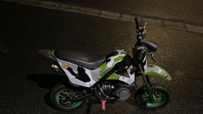 Bild: Polizei Marktredwitz
Die Polizei stoppte eine Achtjährige auf einem Pocketbike in Selb.
