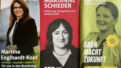 Bild: Gerhard Götz
Martina Englhardt-Kopf, Marianne Schieder und Tina Winklmann (von links) haben 2021 den Einzug in den Bundestag geschafft. Alle drei wollen auch kommendes Jahr wieder antreten.