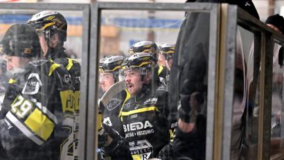 Bild: Hubert Ziegler
Gespannte Blicke auf der Spielerbank des ERSC Amberg. Die Löwen treffen am Freitagabend auf Bayernliga-Schlusslicht EHC Klostersee.