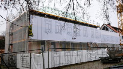 Bild: do
Mit 11 Millionen Euro Investitionsvolumen gehört der Umbau der städtischen Verwaltungsgebäude auf dem Marktplatz zu den größten städtebaulichen Herausforderungen.