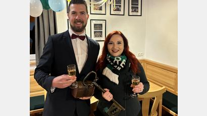 Bild: Jana Käß/exb
Das diesjährige Prinzenpaar Dagmar I. und Matthias I..