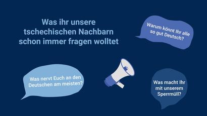 Grafik: Marco Meier
Was wolltet ihr unsere tschechischen Nachbarn schon immer mal fragen? Schreibt uns - und wir stellen die Fragen.