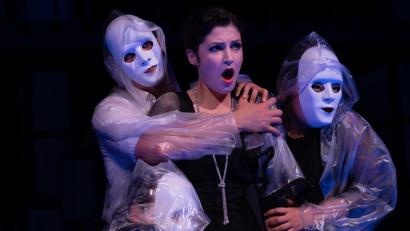 Bild: Emilia Haar/exb
Mit "Bel Canto Me" lädt das Opernstudio des Münchener Staatstheaters am Gärtnerplatz zu einem vergnüglichen Streifzug durch die Welt der Oper und Operette.