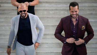 Bild: Vadim Ghirda/AP/dpa
Das Hauptverfahren gegen die Tate-Brüder hat noch nicht begonnen.