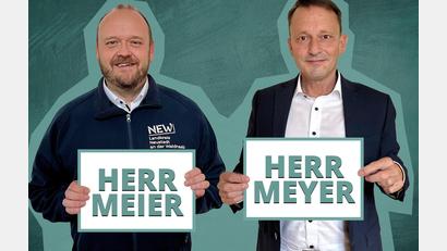 Bildmontage: Gabi Schönberger/Marco Meier 
Landrat Andreas Meier und Weidens Oberbürgermeister Jens Meyer