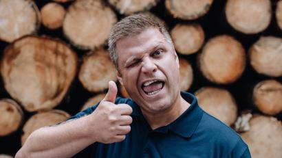 Bild: Nadine Lorenz/exb
Ralf Winkelbeiner amüsiert mit seiner Sicht auf Alltägliches.