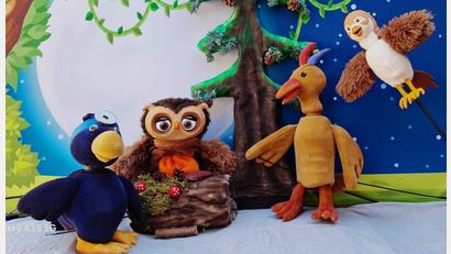 Bild: Christian Sperlich/exb
Das Bilderbuchtheater zeigt "Die Eule mit der Beule".