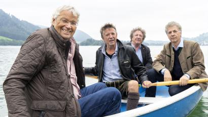 Bild: HP Hösl/exb
Kommen nach Oberviechtach: Gerhard Polt und die Well-Brüder.