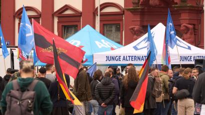 Bild: Thomas Frey/dpa
Die AfD will sich von ihrer Nachwuchsorganisation „Junge Alternative“ trennen. (Archivbild)