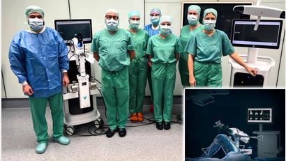 Bild: exb/Asklepios Orthopädische Klinik Lindenlohe
Das Team in der Klinik erzielt mit der wegweisenden robotergestützten Lösung beeindruckende Ergebnisse.