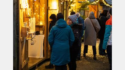 Bild: lum
Vorweihnachtliche Stimmung herrschte beim Wildenreuther Adventszauber