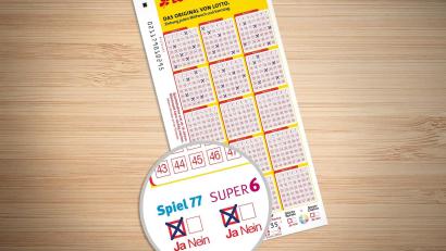 Symbolbild: Staatliche Lotterie- und Spielbankverwaltung 
Ein Oberbayer hat im Spiel 77 über 1,1 Millionen Euro gewonnen.
