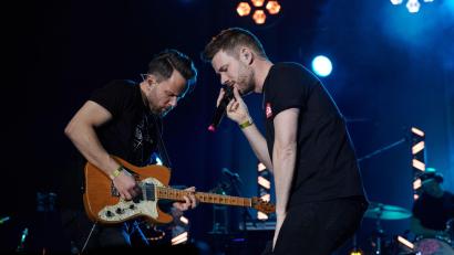 Bild: Annette Riedl/dpa
Ab 2026 will die Pop-Rock-Band Revolverheld eine Pause einlegen. „Wie lange? Wir werden es sehen.“ (Archivbild).