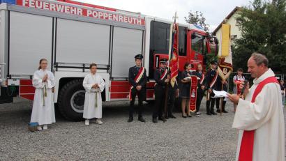 Archivbild: kro
Die Feuerwehr Poppenreuth erhielt dieses Jahr ein neues Feuerwehrfahrzeug. Gut 400.000 Euro kostete diese Anschaffung.