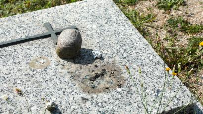 Bild: Wolfgang Steinbacher
Auf dem Katharinenfriedhof waren Grabschänder am Werk. Der Schaden ist enorm.