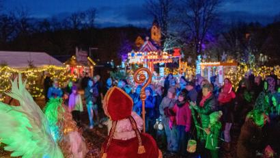 Bild: Simon Buchner
Winterzauber Schwandorfer Stadtpark.