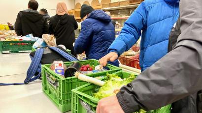 Bild: Gabi Schönberger
700 Körbe mit Lebensmitteln verlassen wöchentlich die Weidener Tafel.