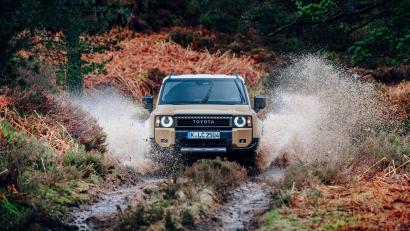Bild: Jayson Fong/Toyota/dpa
Legendärer Japaner in natürlichem Habitat: Der Land Cruiser sieht weiterhin nicht nur nach Geländewagen aus - er bleibt es auch.