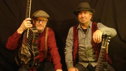 Bild: Andreas Lindinger/exb
Andreas "Äl" Lindinger (rechts) und Rainer Brunn alias The Bear Root Sheiks.