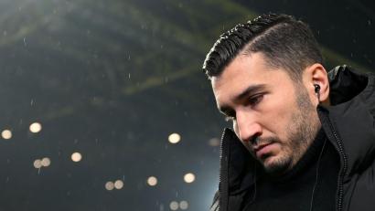 Bild: Bernd Thissen/dpa
BVB-Coach Nuri Sahin muss ohne verletzte Spieler auskommen.