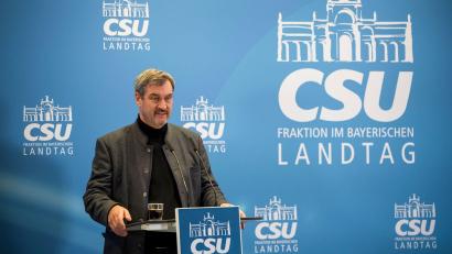 Bild: Daniel Vogl/dpa
Bayerns Ministerpräsident Markus Söder bei der CSU-Winterklausur.